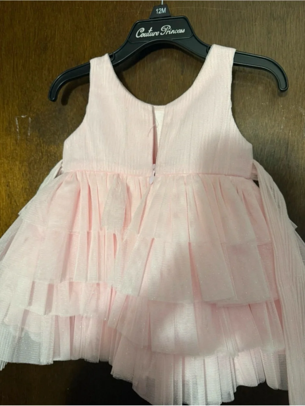 Couture Princess Pink Tulle Ruffle Dress for Kids